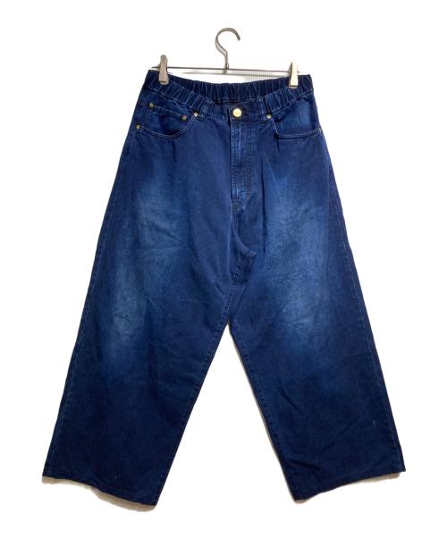 KAMIYA（カミヤ）KAMIYA (カミヤ) Tencel Easy Wide Jeans/ 	Tencel Easy Wide Jeans テンセル イージーワイドジーンズ インディゴ サイズ:S(股下68)の古着・服飾アイテム