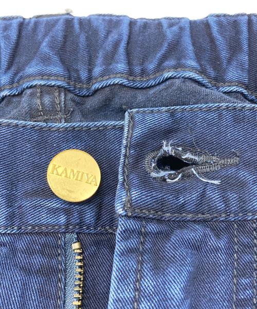 KAMIYA（カミヤ）KAMIYA (カミヤ) Tencel Easy Wide Jeans/ 	Tencel Easy Wide Jeans テンセル イージーワイドジーンズ インディゴ サイズ:S(股下68)の古着・服飾アイテム
