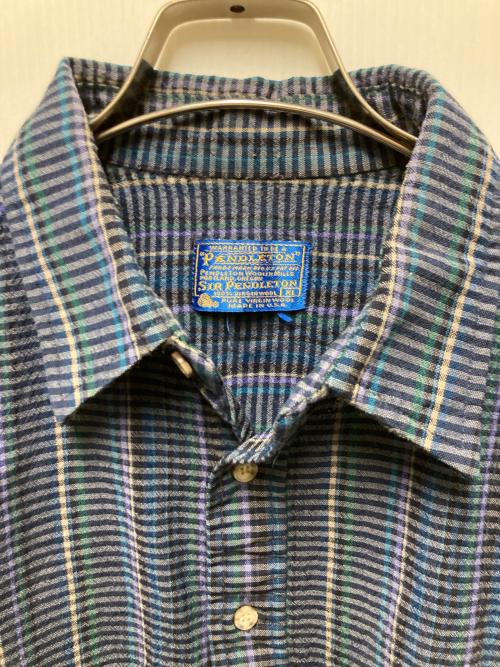 PENDLETON（ペンドルトン）PENDLETON (ペンドルトン) ウールシャツ ブルー サイズ:XLの古着・服飾アイテム