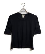 HERMESエルメス）の古着「カシミヤシルクニット/ Cashmere-silk knit」｜ブラック