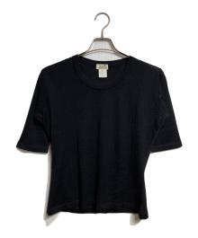 HERMES（エルメス）の古着「カシミヤシルクニット/ Cashmere-silk knit」｜ブラック