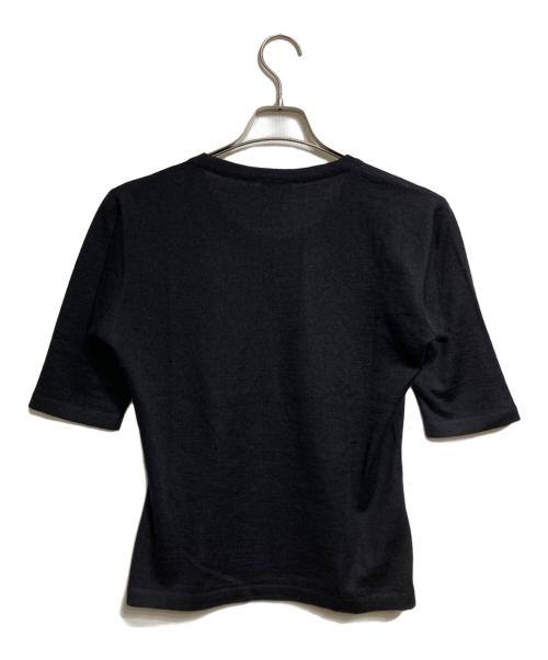 HERMES（エルメス）HERMES (エルメス) カシミヤシルクニット/ Cashmere-silk knit ブラック サイズ:Sの古着・服飾アイテム