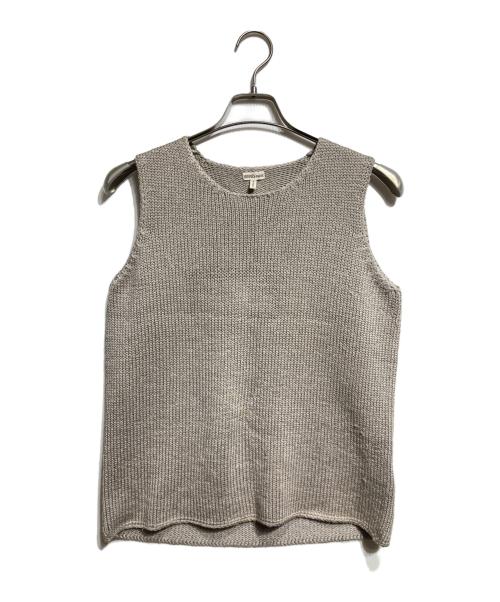 HERMES（エルメス）HERMES (エルメス) シルクニットベスト/Silk knit vest ベージュ サイズ:Sの古着・服飾アイテム