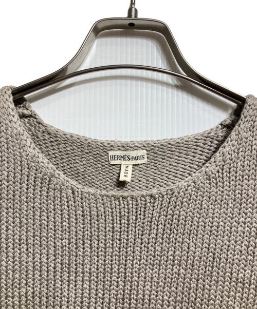 HERMES（エルメス）HERMES (エルメス) シルクニットベスト/Silk knit vest ベージュ サイズ:Sの古着・服飾アイテム