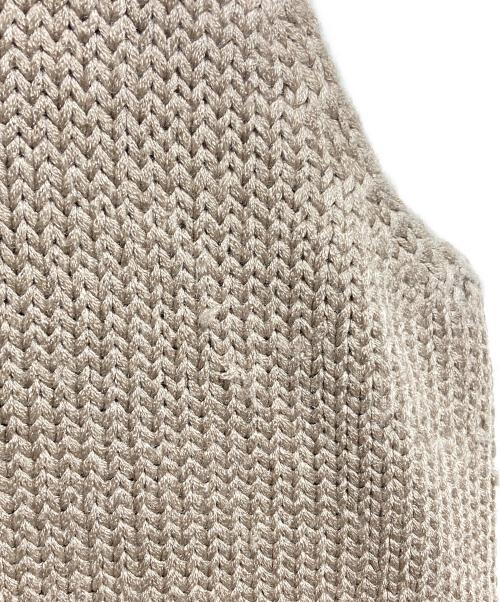 HERMES（エルメス）HERMES (エルメス) シルクニットベスト/Silk knit vest ベージュ サイズ:Sの古着・服飾アイテム