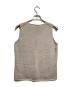 HERMES (エルメス) シルクニットベスト/Silk knit vest ベージュ サイズ:S：25000円