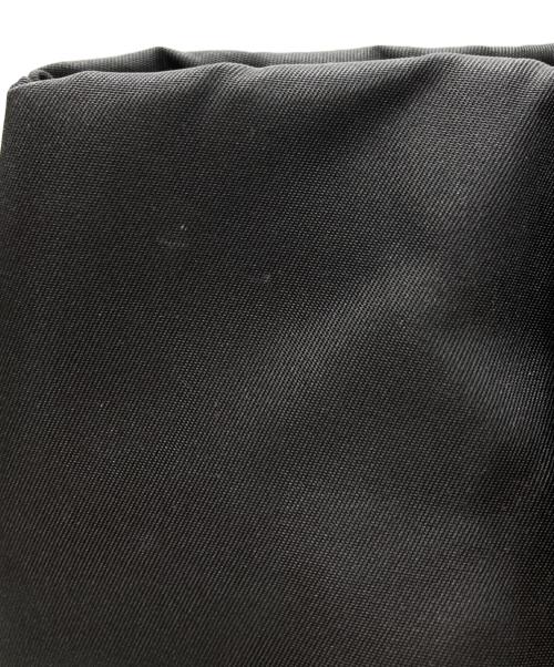 PRADA（プラダ）PRADA (プラダ) レザーリボン ナイロンハンドバッグ/Nylon Handbag with Leather Ribbon ブラックの古着・服飾アイテム
