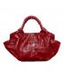 LOEWE (ロエベ) エナメルハンドバッグ レッド：25000円