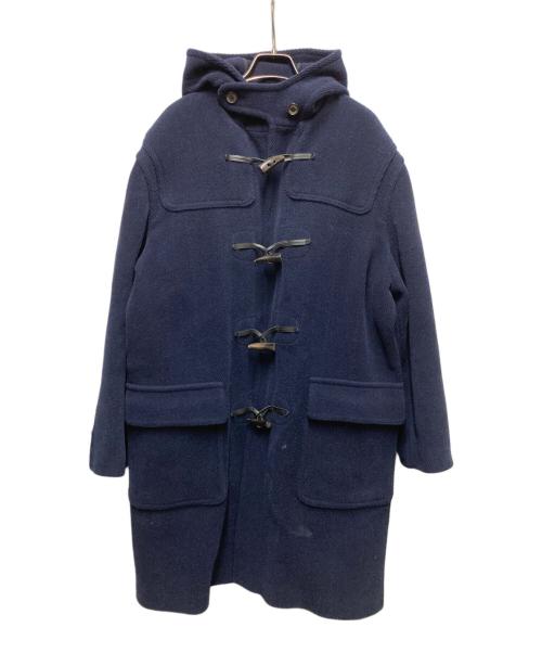 GLOVER ALL（グローバーオール）GLOVER ALL (グローバーオール) ウールヘリンボーンダッフルコート ネイビー サイズ:44の古着・服飾アイテム