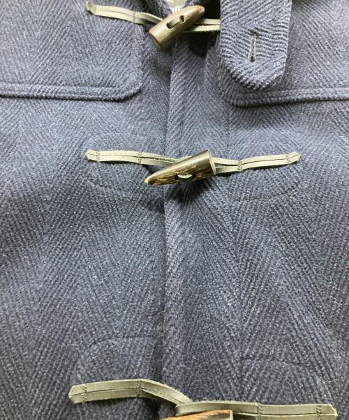 GLOVER ALL（グローバーオール）GLOVER ALL (グローバーオール) ウールヘリンボーンダッフルコート ネイビー サイズ:44の古着・服飾アイテム