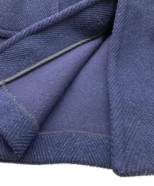 GLOVER ALL（グローバーオール）GLOVER ALL (グローバーオール) ウールヘリンボーンダッフルコート ネイビー サイズ:44の古着・服飾アイテム