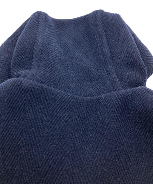 GLOVER ALL（グローバーオール）GLOVER ALL (グローバーオール) ウールヘリンボーンダッフルコート ネイビー サイズ:44の古着・服飾アイテム