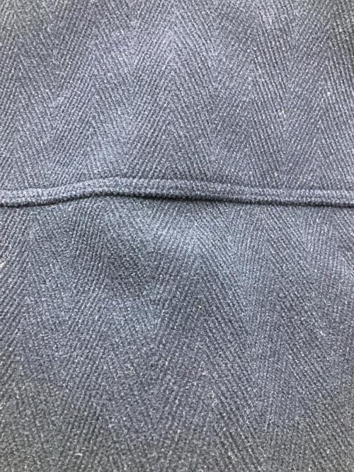 GLOVER ALL（グローバーオール）GLOVER ALL (グローバーオール) ウールヘリンボーンダッフルコート ネイビー サイズ:44の古着・服飾アイテム