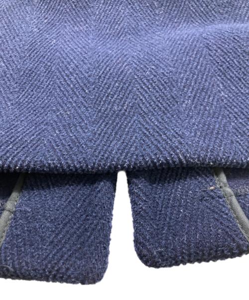 GLOVER ALL（グローバーオール）GLOVER ALL (グローバーオール) ウールヘリンボーンダッフルコート ネイビー サイズ:44の古着・服飾アイテム