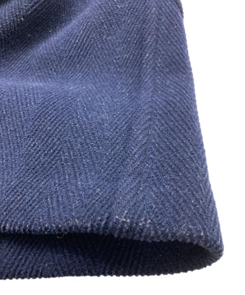 GLOVER ALL（グローバーオール）GLOVER ALL (グローバーオール) ウールヘリンボーンダッフルコート ネイビー サイズ:44の古着・服飾アイテム