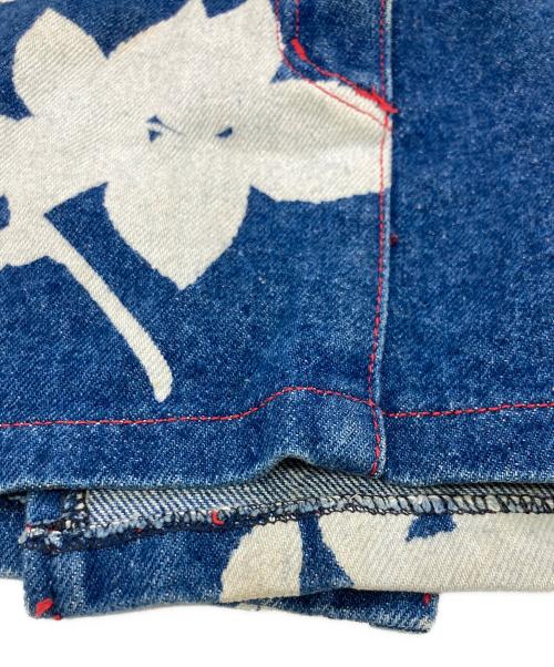 Vivienne Westwood（ヴィヴィアンウエストウッド）Vivienne Westwood (ヴィヴィアンウエストウッド) シャドーフラワーデニムニスカート インディゴ サイズ:42の古着・服飾アイテム