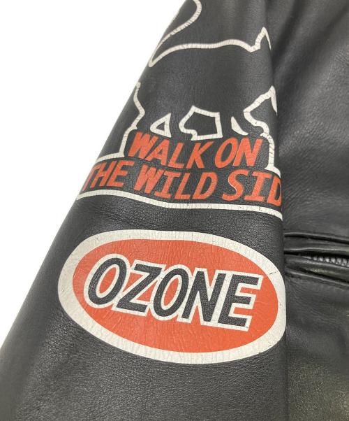 OZONE COMMUNITY（オゾンコミュニティ）OZONE COMMUNITY (オゾンコミュニティ) シングルライダースジャケット ブラック サイズ:-の古着・服飾アイテム