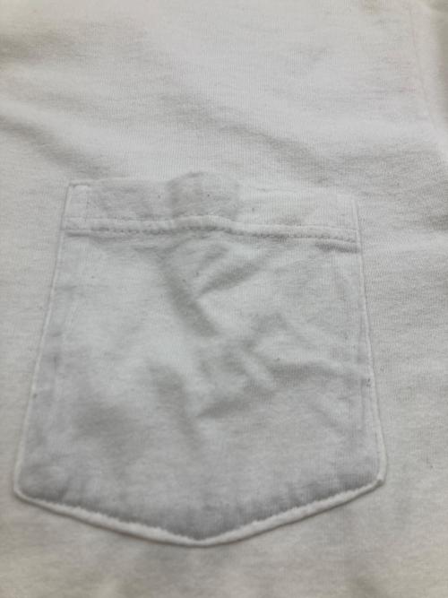 SANTA CRUZ（サンタクルーズ）SANTA CRUZ (サンタクルーズ) 90s ワンポイントロゴモックネックカットソー ホワイト サイズ:Lの古着・服飾アイテム