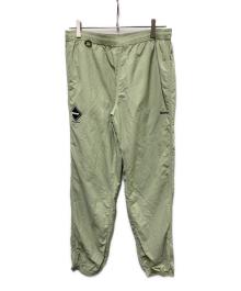 F.C.R.B.（エフシーレアルブリストル）の古着「SUPPLEX NYLON EASY PANTS」｜グリーン