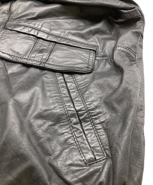 USED（ユーズド）USED (ユーズド) レザージャケット ブラック サイズ:52の古着・服飾アイテム