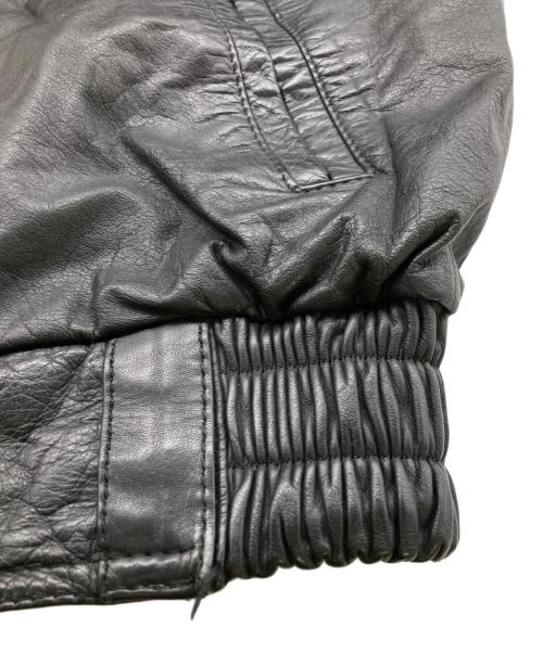 USED（ユーズド）USED (ユーズド) レザージャケット ブラック サイズ:52の古着・服飾アイテム