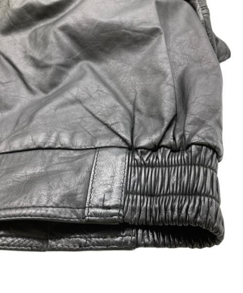 USED（ユーズド）USED (ユーズド) レザージャケット ブラック サイズ:52の古着・服飾アイテム