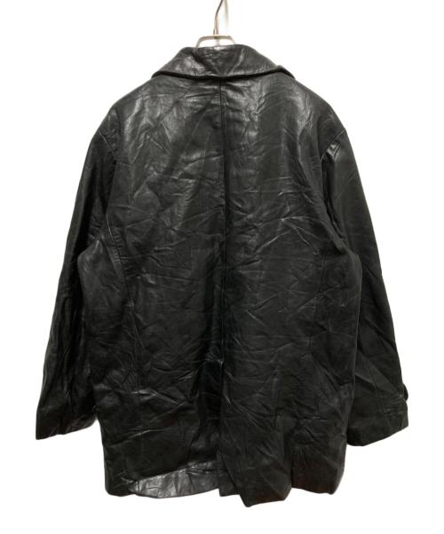 PELLE STUDIO（ペレ スタジオ）PELLE STUDIO (ペレ スタジオ) レザーコート ブラック サイズ:Mの古着・服飾アイテム