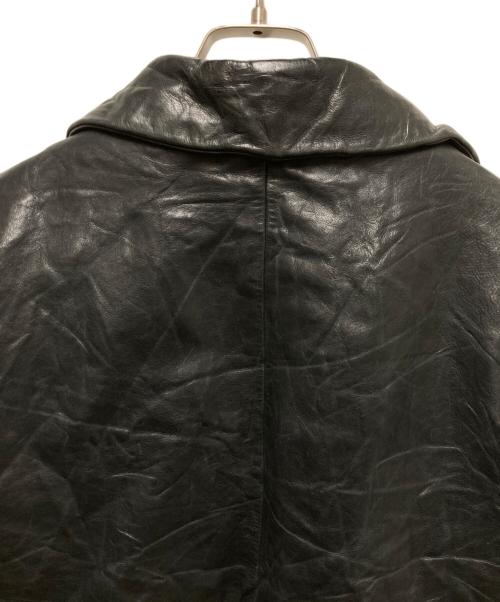 PELLE STUDIO（ペレ スタジオ）PELLE STUDIO (ペレ スタジオ) レザーコート ブラック サイズ:Mの古着・服飾アイテム