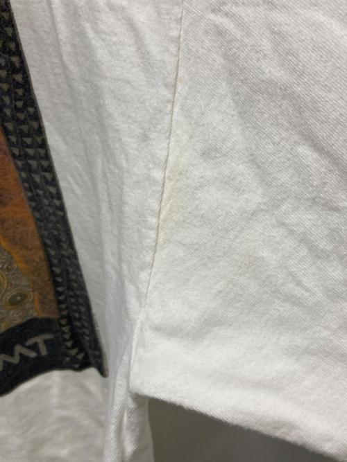 wildwood productions（ワイルドウッドプロダクション）wildwood productions (ワイルドウッドプロダクション) 90s「Gustav Klimt」the kiss L/S tee ホワイト サイズ:XLの古着・服飾アイテム