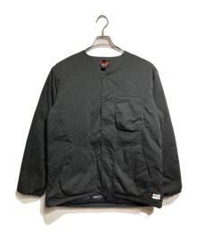NANGA（ナンガ）の古着「HINOC RIPSTOP INNER DOWN CARDIGAN/ヒノックリップストップ インナーダウンカーディガン」｜グレー
