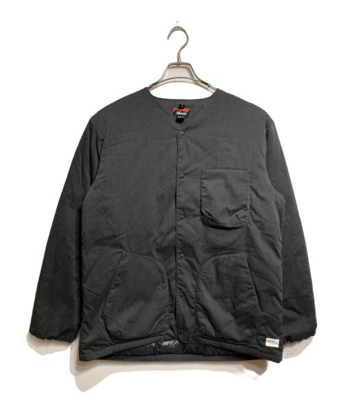 NANGA（ナンガ）NANGA (ナンガ) HINOC RIPSTOP INNER DOWN CARDIGAN/ヒノックリップストップ インナーダウンカーディガン グレー サイズ:Lの古着・服飾アイテム