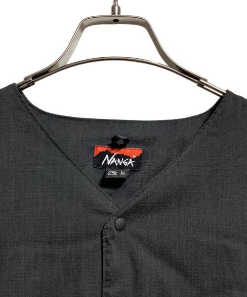 NANGA（ナンガ）NANGA (ナンガ) HINOC RIPSTOP INNER DOWN CARDIGAN/ヒノックリップストップ インナーダウンカーディガン グレー サイズ:Lの古着・服飾アイテム