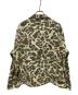 STORM‐PRUF (ストームプルーフ) 60sダックハンターカモ ハンティングシャツ ベージュ×グリーン サイズ:L：12000円