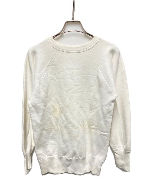 Hanes（ヘインズ）Hanes (ヘインズ) ラグランスウェット ホワイト サイズ:Sの古着・服飾アイテム