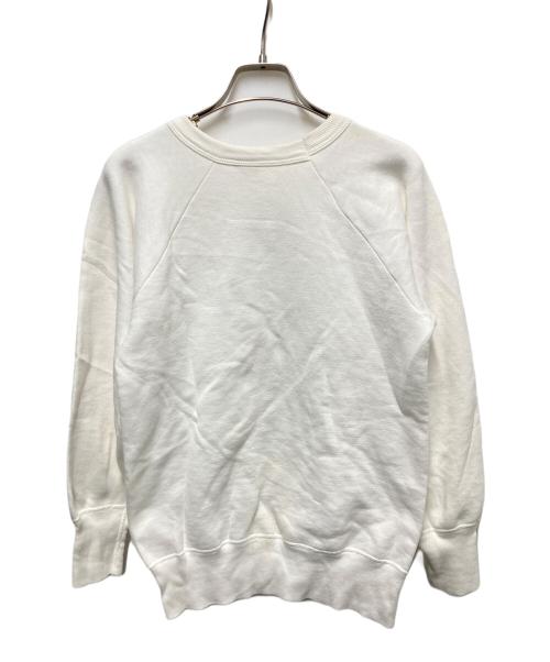 Hanes（ヘインズ）Hanes (ヘインズ) ラグランスウェット ホワイト サイズ:Sの古着・服飾アイテム