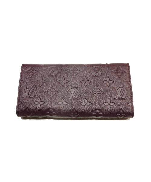 LOUIS VUITTON（ルイ ヴィトン）LOUIS VUITTON (ルイヴィトン) ポルトフォイユ・キュリユーズ パープル サイズ:- モノグラムアンプラント M60564 CA0152の古着・服飾アイテム