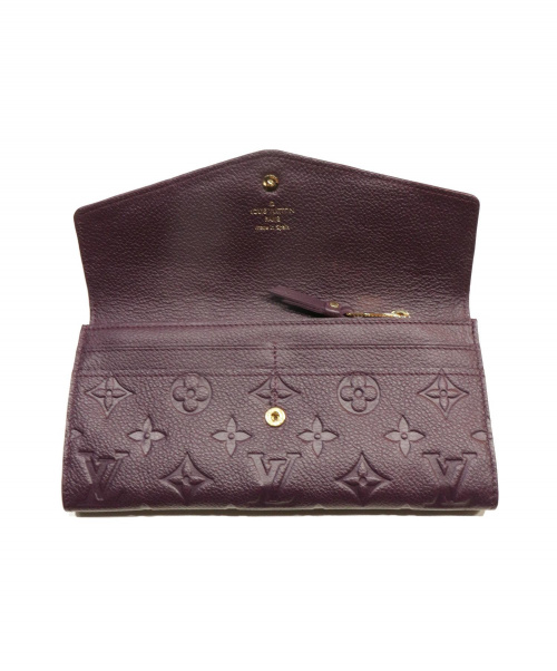 LOUIS VUITTON（ルイ ヴィトン）LOUIS VUITTON (ルイヴィトン) ポルトフォイユ・キュリユーズ パープル サイズ:- モノグラムアンプラント M60564 CA0152の古着・服飾アイテム
