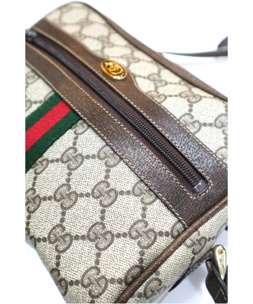 GUCCI（グッチ）GUCCI (グッチ) ショルダーバッグ ブラウン 010-378の古着・服飾アイテム