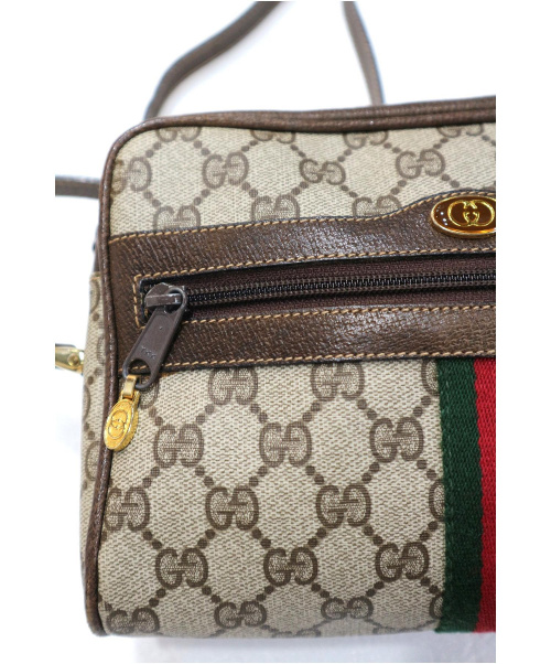 GUCCI（グッチ）GUCCI (グッチ) ショルダーバッグ ブラウン 010-378の古着・服飾アイテム
