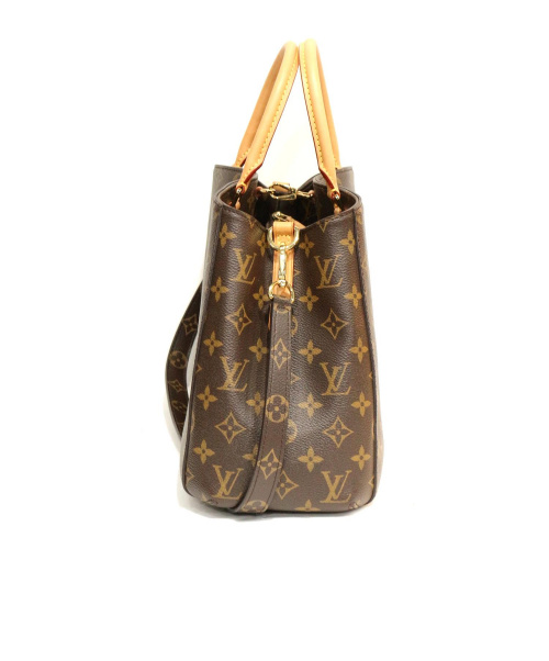LOUIS VUITTON（ルイ ヴィトン）LOUIS VUITTON (ルイヴィトン) モンテーニュ MM ブラウン サイズ:MM モノグラム M41056 TR4155の古着・服飾アイテム