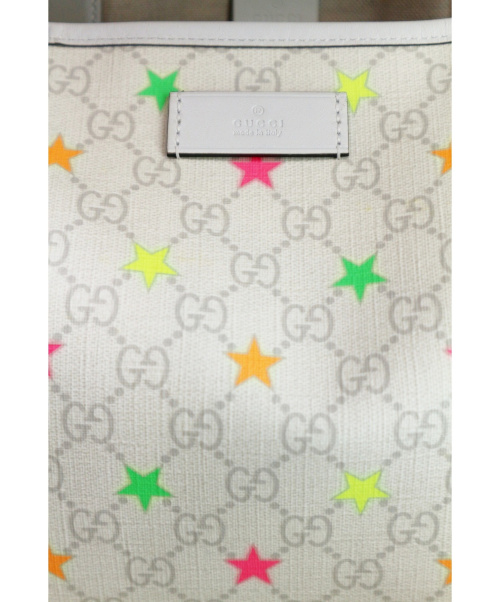 GUCCI（グッチ）GUCCI (グッチ) トートバッグ ホワイト GGスプリームスター 309499 492174　の古着・服飾アイテム
