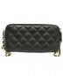 CHANEL (シャネル) ラムスキンマトラッセチェーンウォレット ブラック A82527：178000円