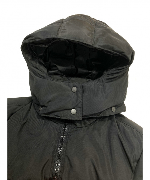 MONCLER（モンクレール）MONCLER (モンクレール) フード付きダウンジャケット ブラック サイズ:0の古着・服飾アイテム