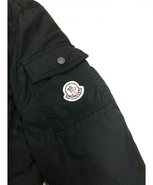 MONCLER（モンクレール）MONCLER (モンクレール) フード付きダウンジャケット ブラック サイズ:0の古着・服飾アイテム