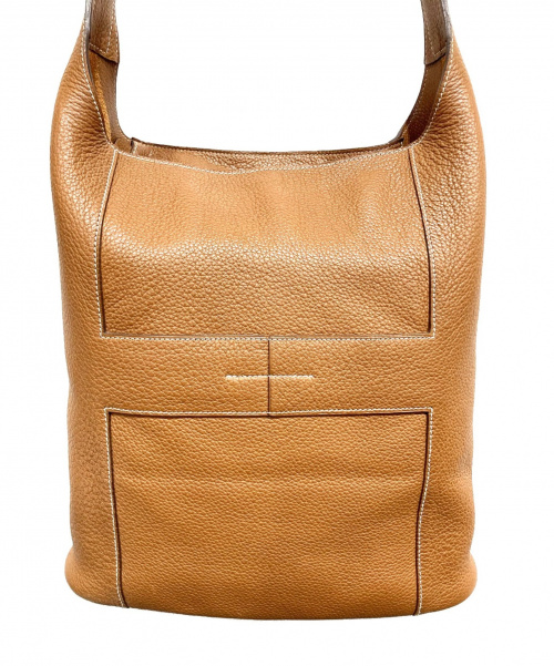 HERMES（エルメス）HERMES (エルメス) レザーショルダーバッグ ブラウン グッドニュースGM □Lの古着・服飾アイテム