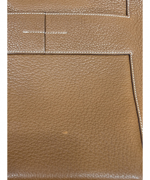 HERMES（エルメス）HERMES (エルメス) レザーショルダーバッグ ブラウン グッドニュースGM □Lの古着・服飾アイテム
