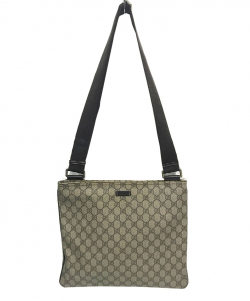 GUCCI（グッチ）GUCCI (グッチ) ショルダーバッグ ベージュ GG 201446 205027の古着・服飾アイテム