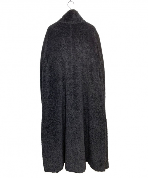 MaxMara（マックスマーラ）MaxMara (マックスマーラ) アルパカ混シャギーロングコート ブラック サイズ:40の古着・服飾アイテム