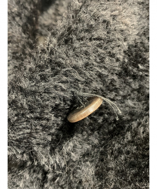 MaxMara（マックスマーラ）MaxMara (マックスマーラ) アルパカ混シャギーロングコート ブラック サイズ:40の古着・服飾アイテム