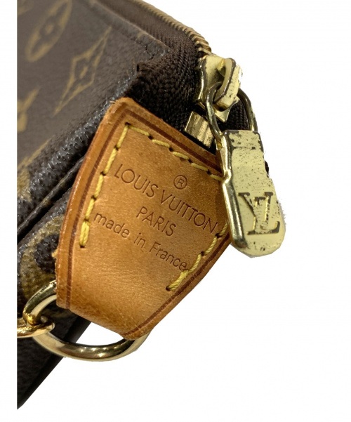 LOUIS VUITTON（ルイ ヴィトン）LOUIS VUITTON (ルイヴィトン) ミニポシェット ブラウン モノグラム M58009 FL0035の古着・服飾アイテム